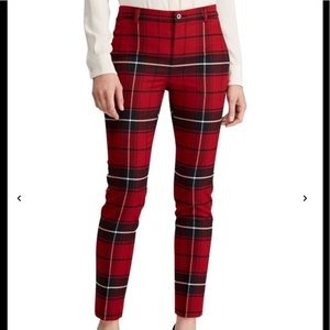 Lauren Ralph Lauren plaid wool blend pants#101